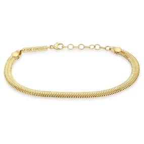 14k Gold Medium Snake Chain Bracelet