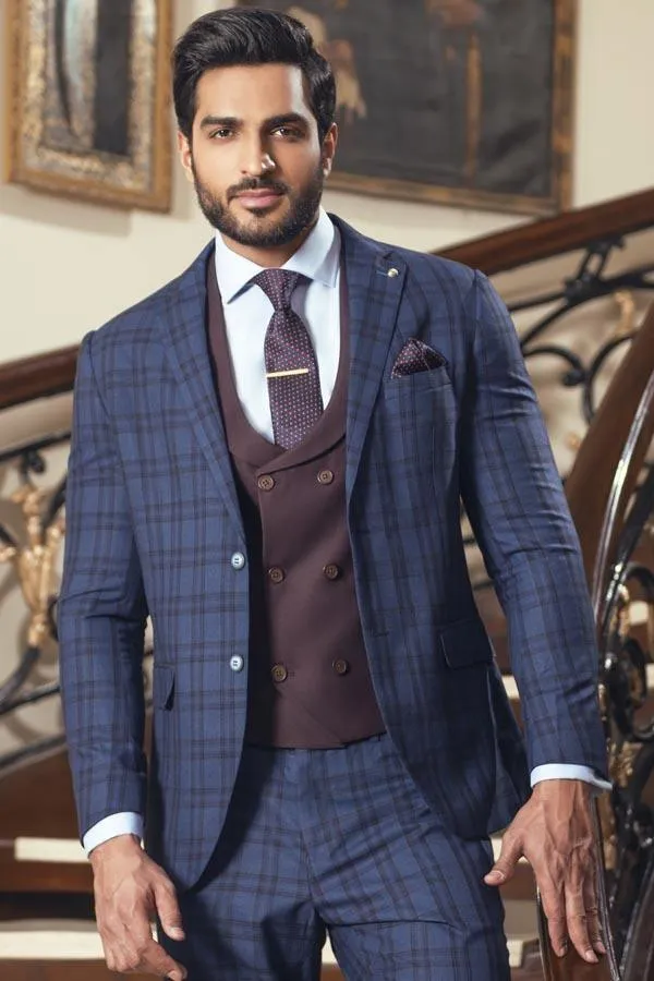 2 PIECE SUIT NAVY BLUE