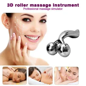 3D Manual Roller Massager 360 Rotate Roller Face Body Massager For Skin Lifting