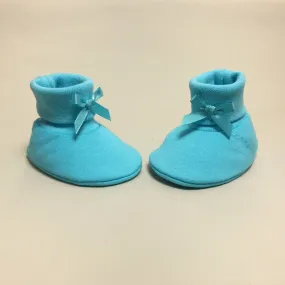 Baby Booties Solid Turquoise