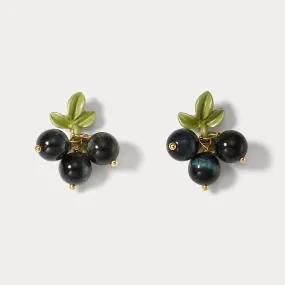 Black Currant Earrings