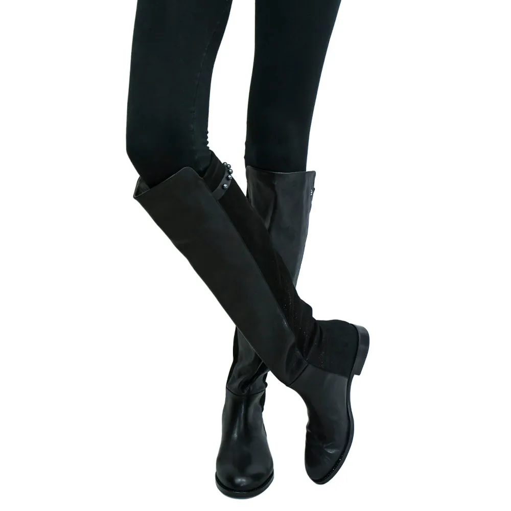 Boot Cuoio Lux/Stretch Stellare Black