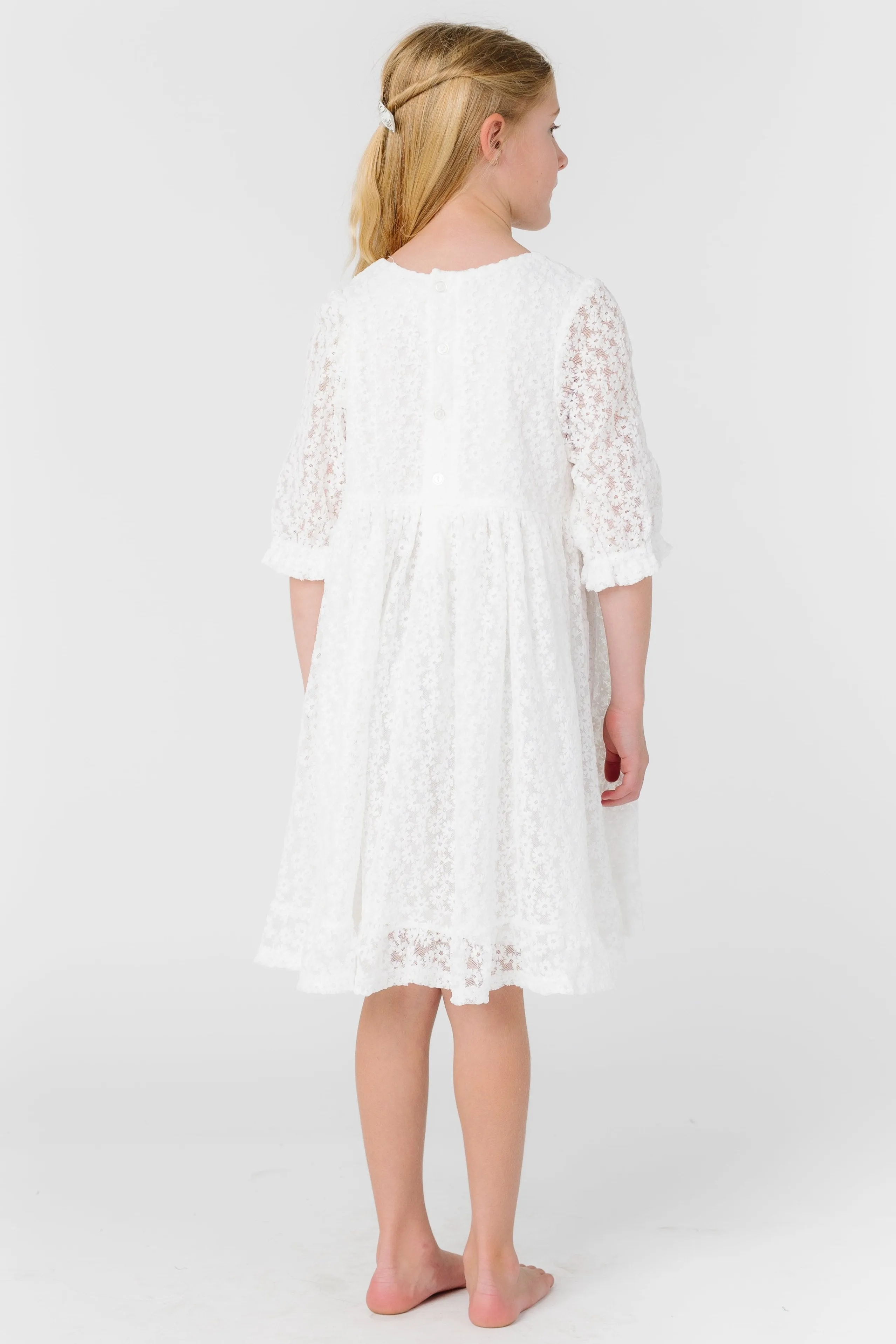 Brass & Roe It's Your Day Lace Girl's Dress