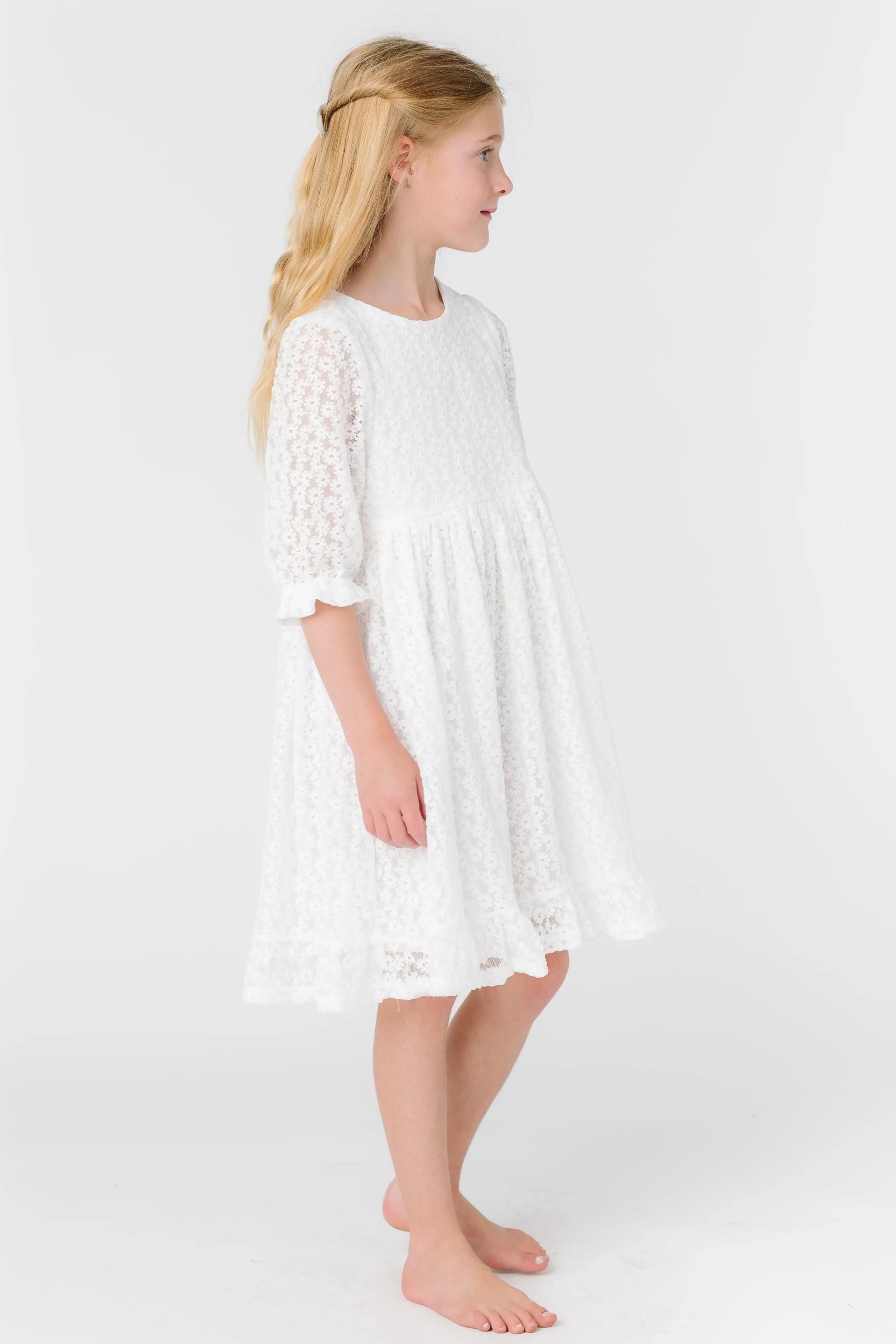 Brass & Roe It's Your Day Lace Girl's Dress