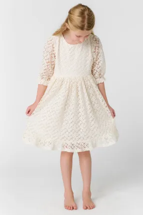 Brass & Roe It's Your Day Lace Girl's Dress