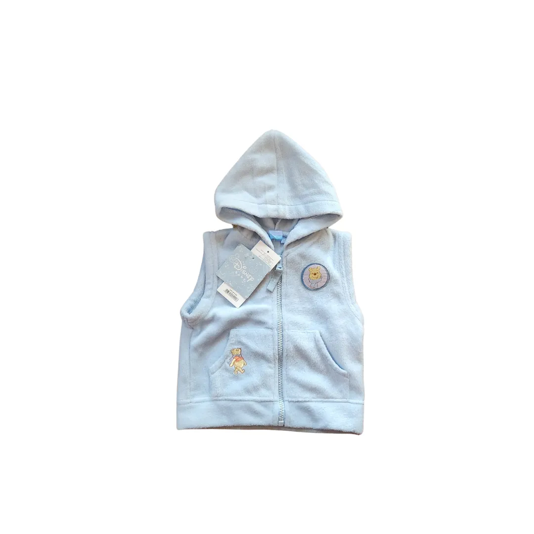 Cactus Clone Winnie The Pooh Sleeveless Fleece Hoodie (6 months) | Brand New |