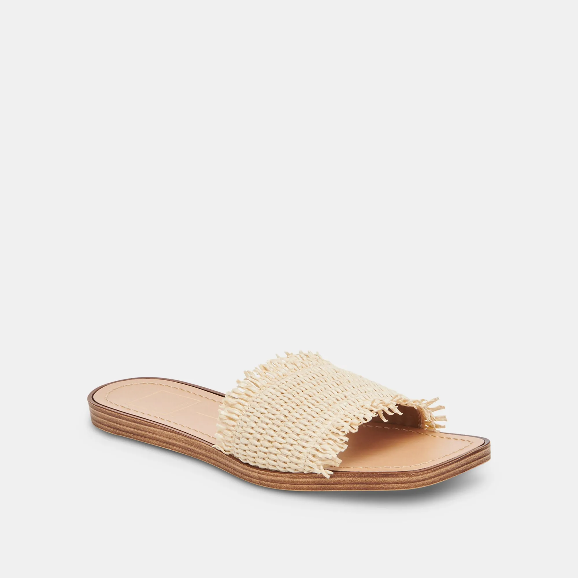 CANARY SANDALS LT NATURAL RAFFIA