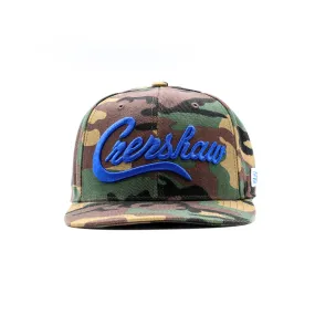 Crenshaw Limited Edition Snapback - Camo/Blue