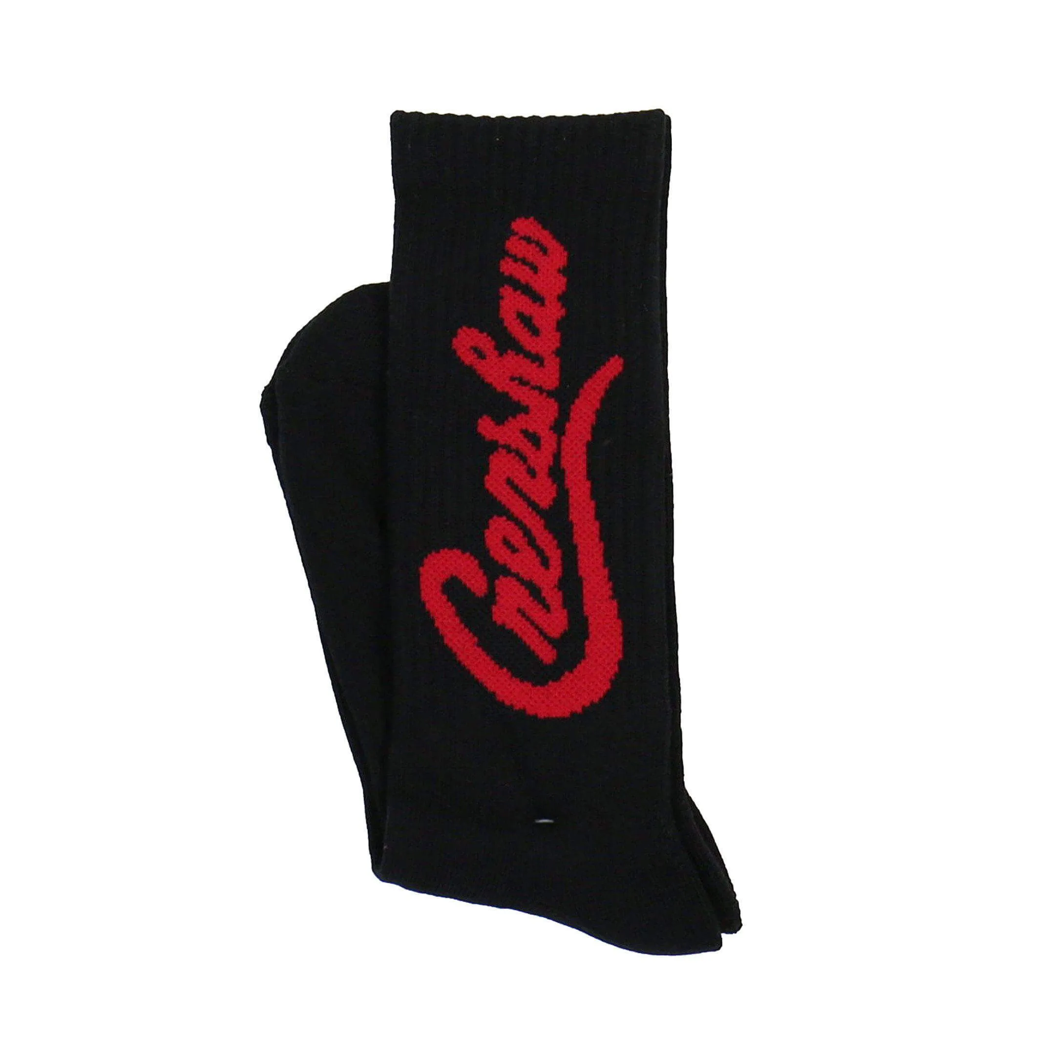 Crenshaw Socks - Black/Red