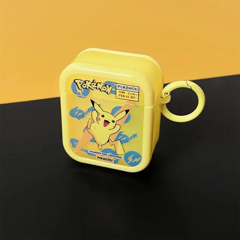 Cute Anime Pocket Monster Pokemon Pikachu Earphone Case for AirPods 1 2 3 Pro 2021 Wireless Bluetooth Headset