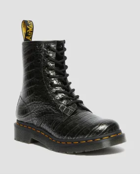 Dr.Martens 1460 Gunmetal Wild Croc Emboss 27249029