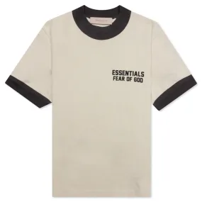 Essentials Kid's Ringer Tee - Wheat