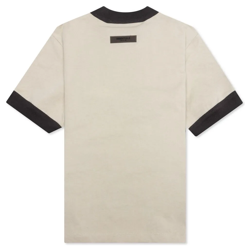 Essentials Kid's Ringer Tee - Wheat