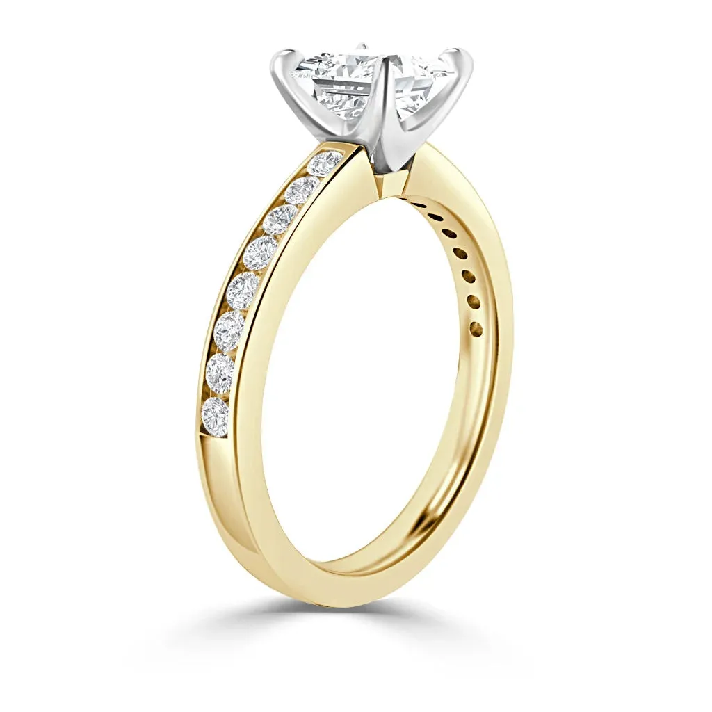 Eva - 18ct Yellow Gold - Asscher