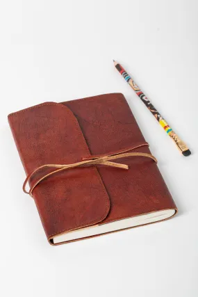 Fold Over Soft Cover Leather Journal