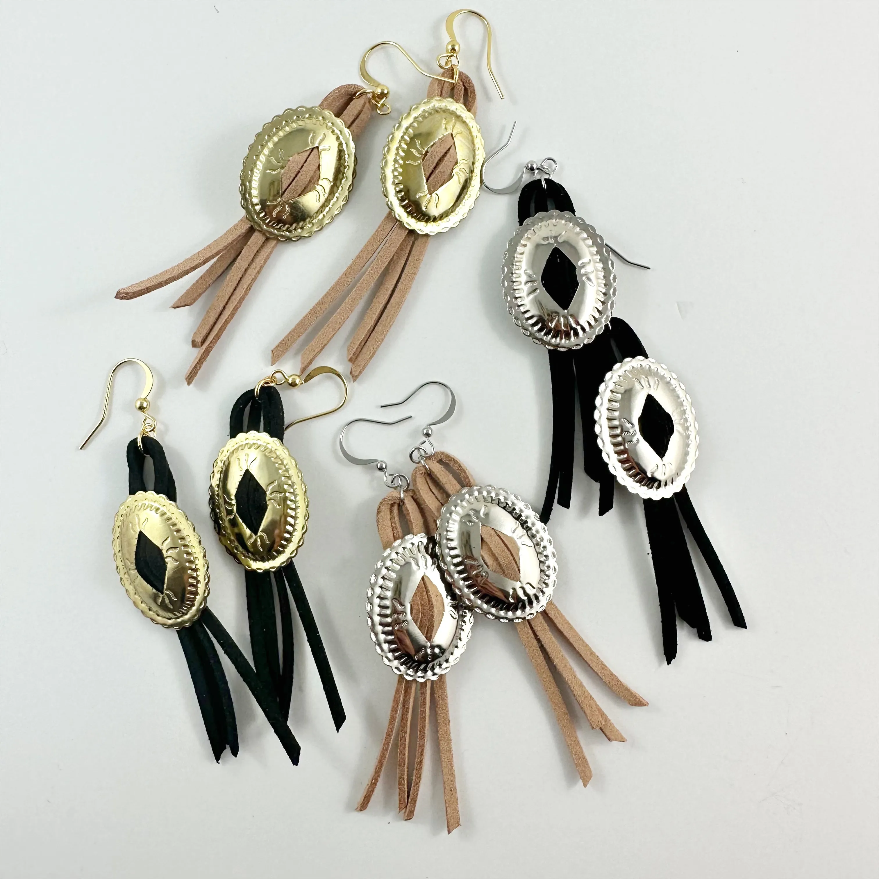 “Jolene” Bolo Fringe Earrings