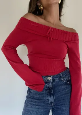 Lana Off Shoulder Sweater