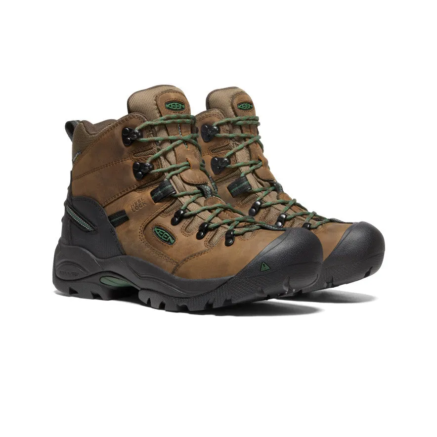 Men's Pittsburgh Energy 6 Waterproof Boot (Soft Toe)  |  Cascade Brown/Greener Pastures