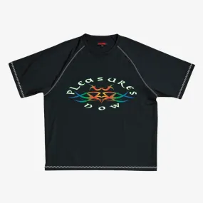 mens pleasures adventure raglan sport s/s tee (black)