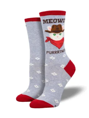 Meowdy Purrtner Socks