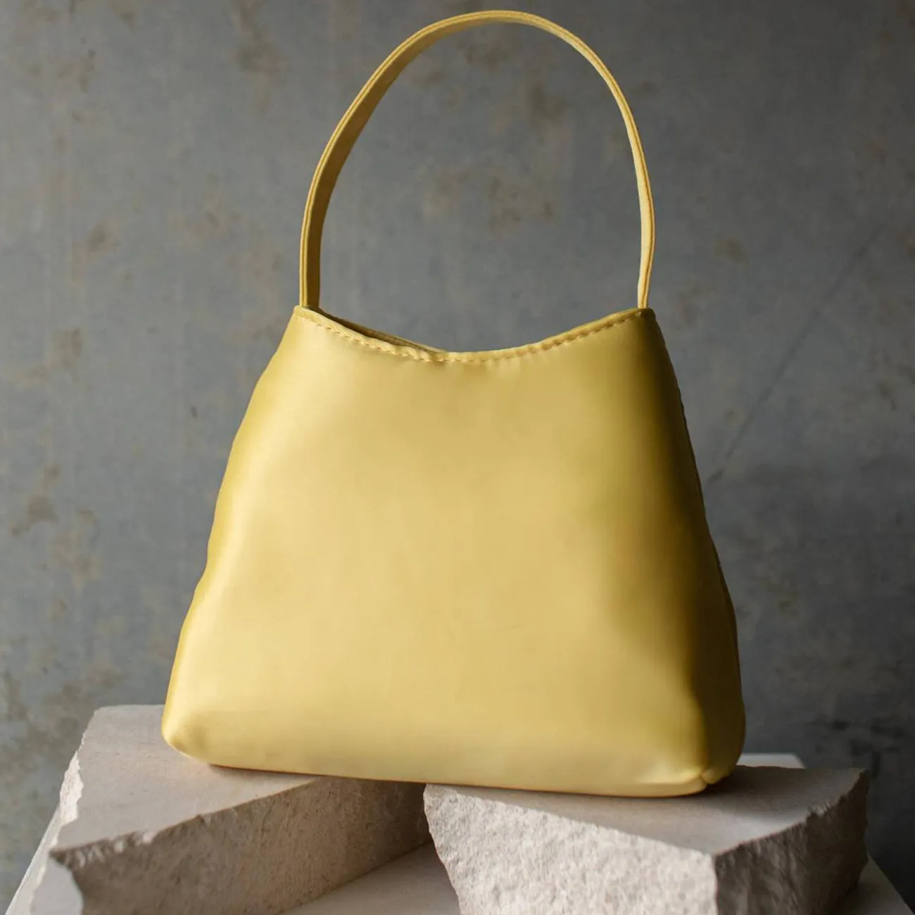 MINI CHLOE SATIN BABY YELLOW