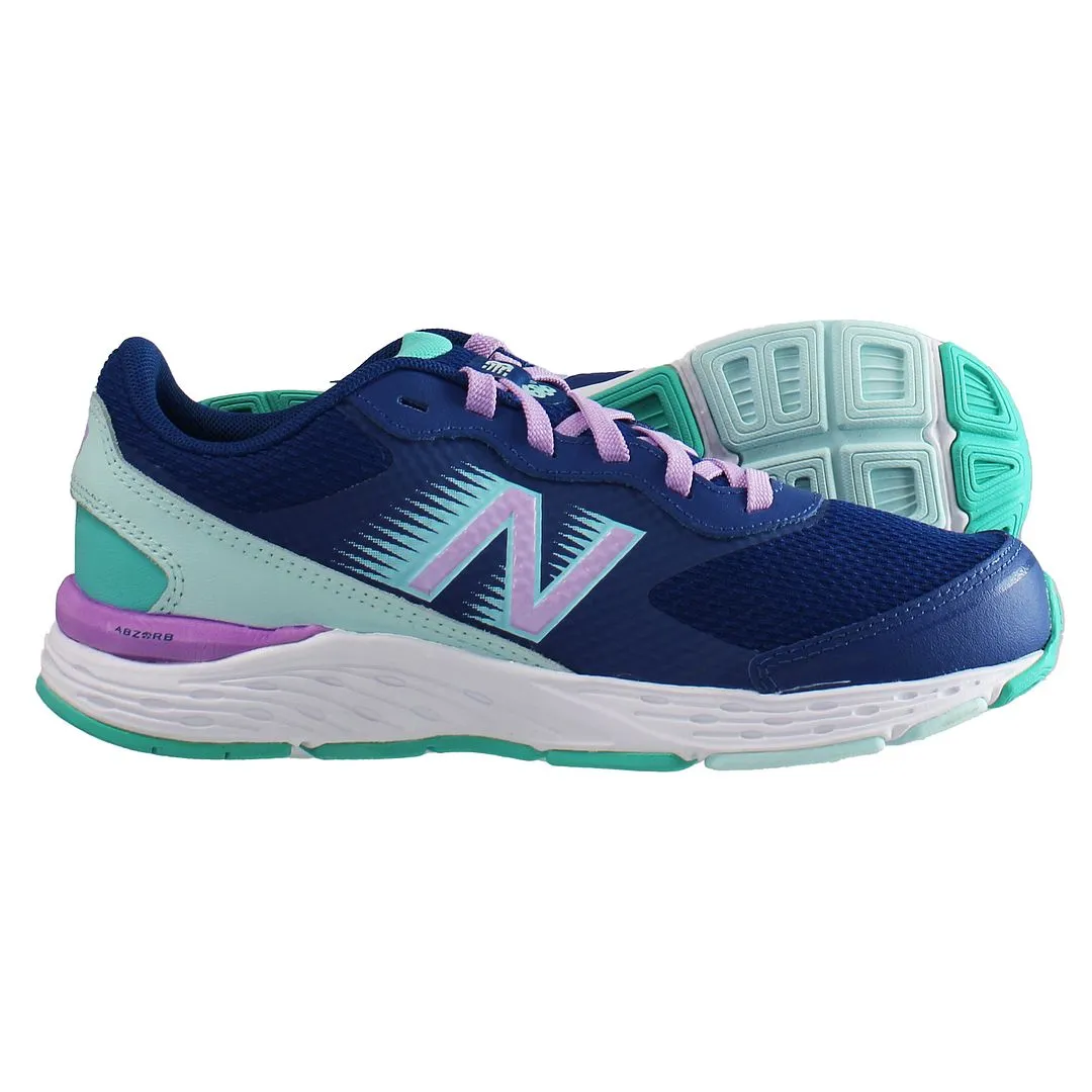 New Balance 680v6 Blue Kids Trainers