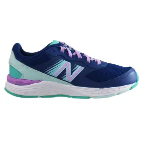 New Balance 680v6 Blue Kids Trainers