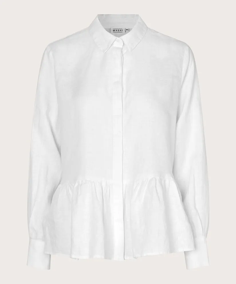 NOW 25% OFF: Masai Idana Shirt in White