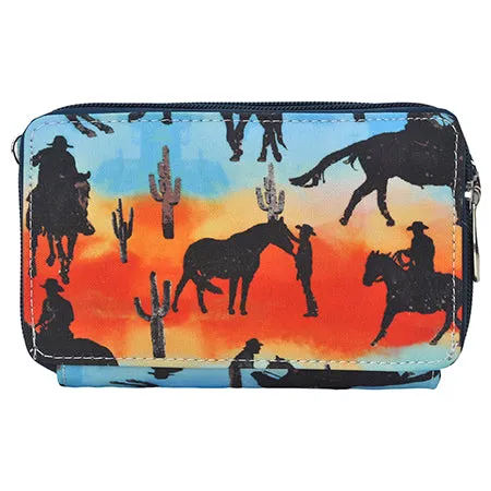 Ride Into The Sunset NGIL Canvas All in One Wallet