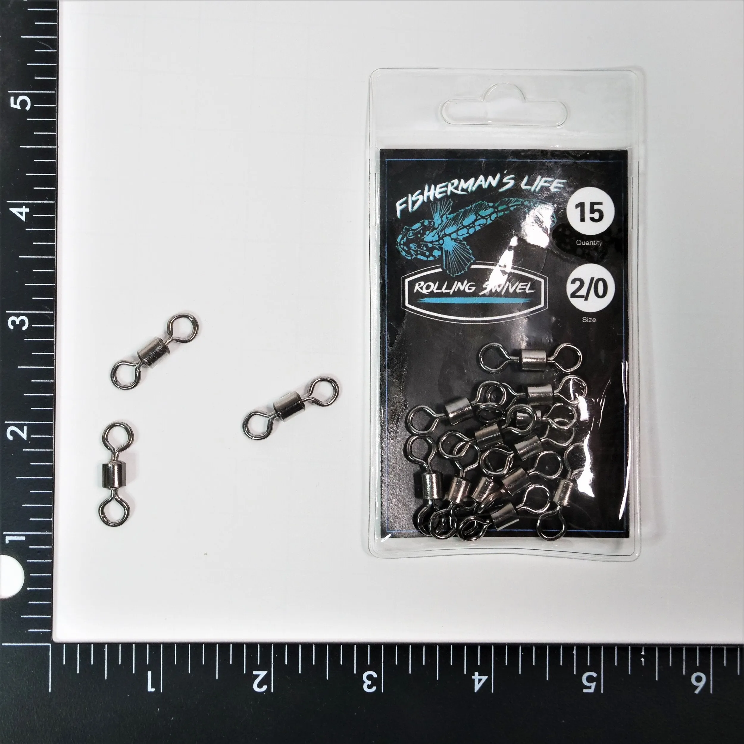 Rolling Swivels (6 Sizes) Fisherman's Life®