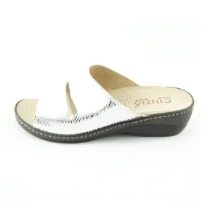 Scarpe da Donna - CINZIA SOFT Art. IAEH13-VV 001 ciabatta BIANCO ARGENTO