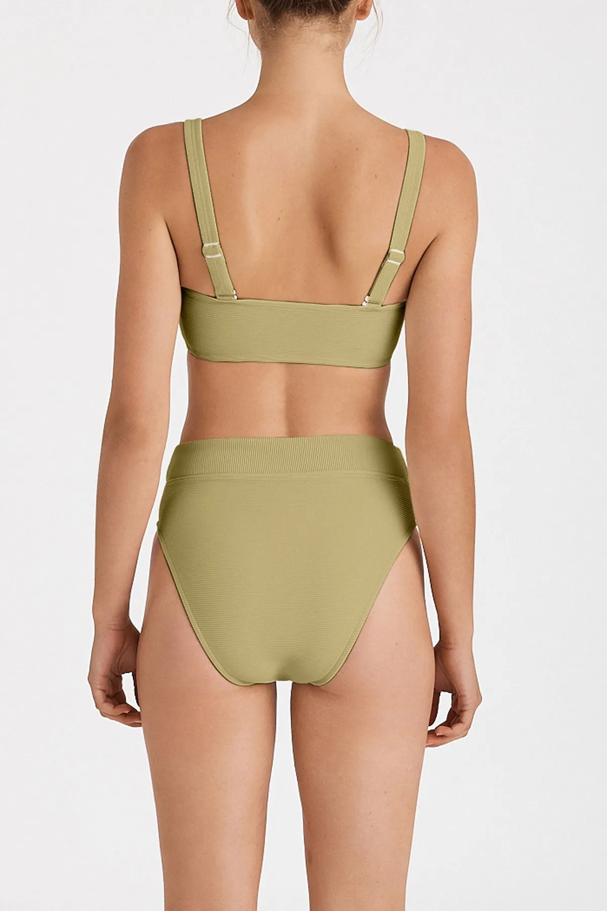 Signature High Waisted Brief - Avocado