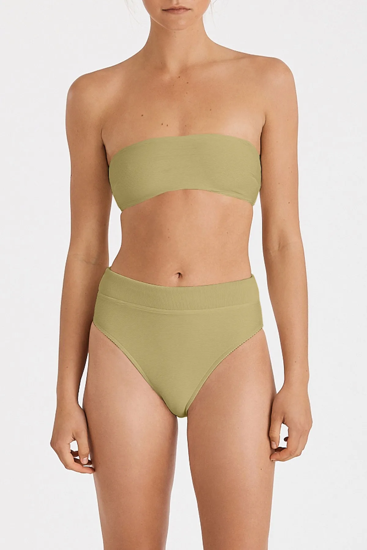 Signature High Waisted Brief - Avocado