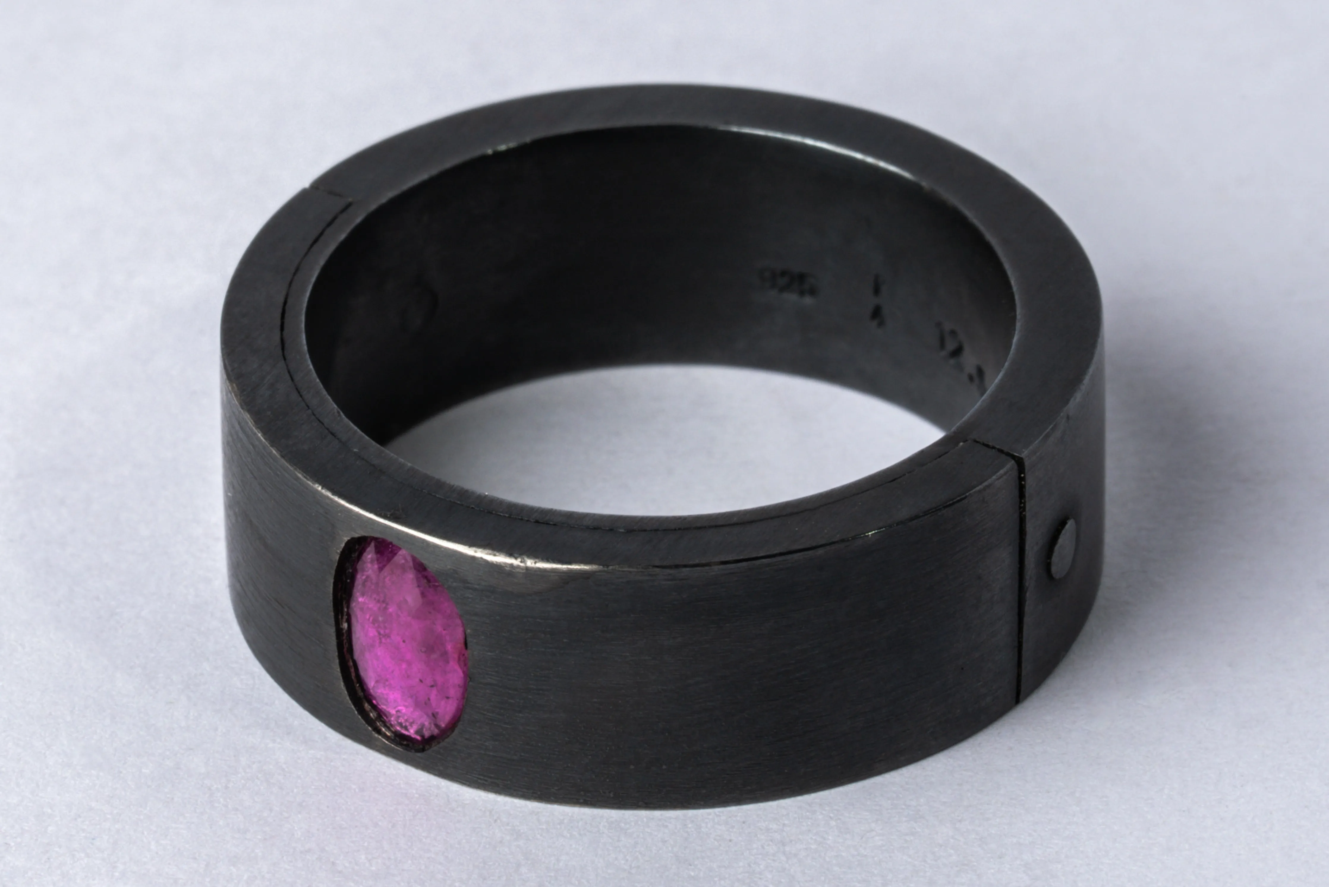 Sistema Ring (0.6 CT, Single Ruby Slice, 9mm, KA RUB)