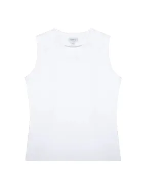 Sunspel Boy Fit Tank T-Shirt White