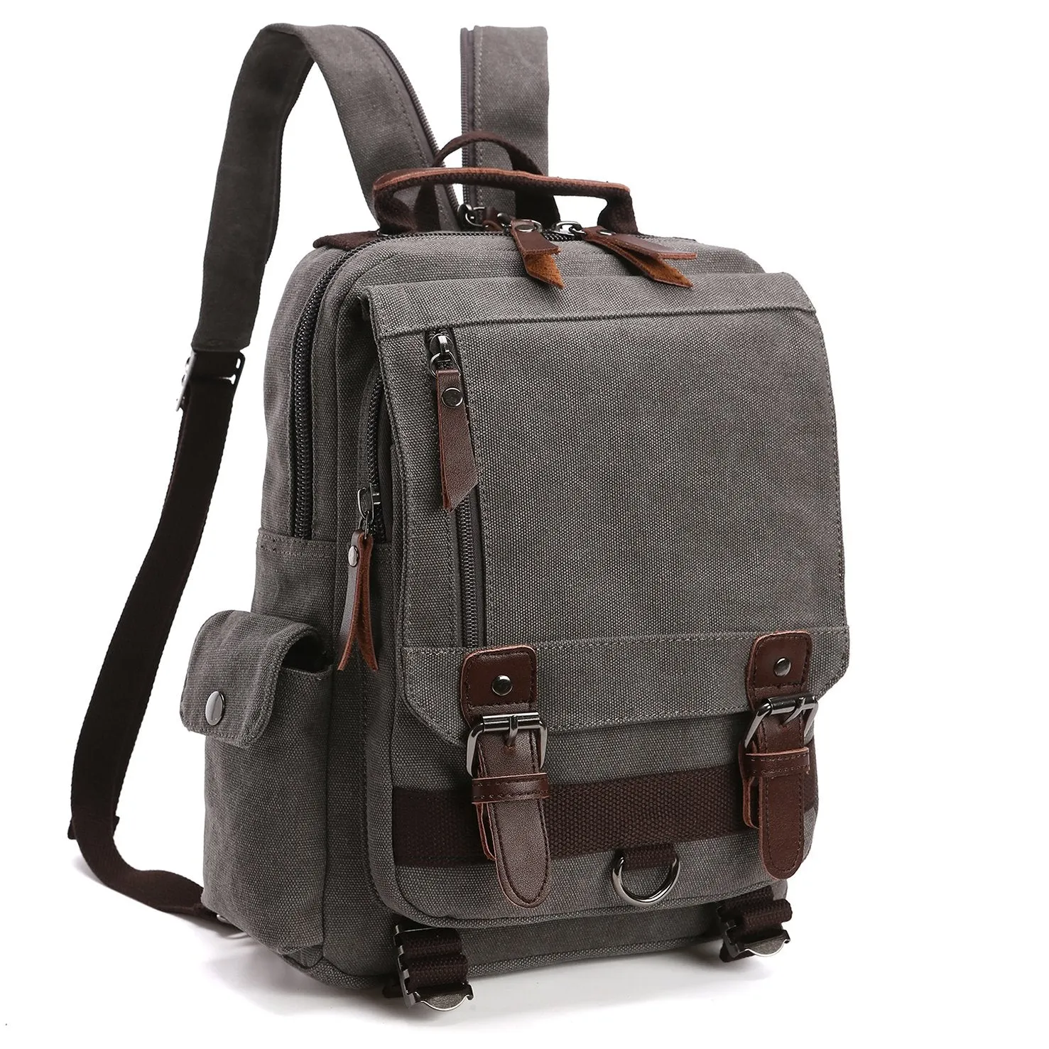 Vintage Unisex Canvas Backpack