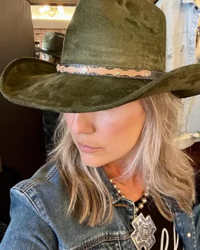 Wilder & Soul Santa Fe Vegan Suede Cowboy Rancher Hat