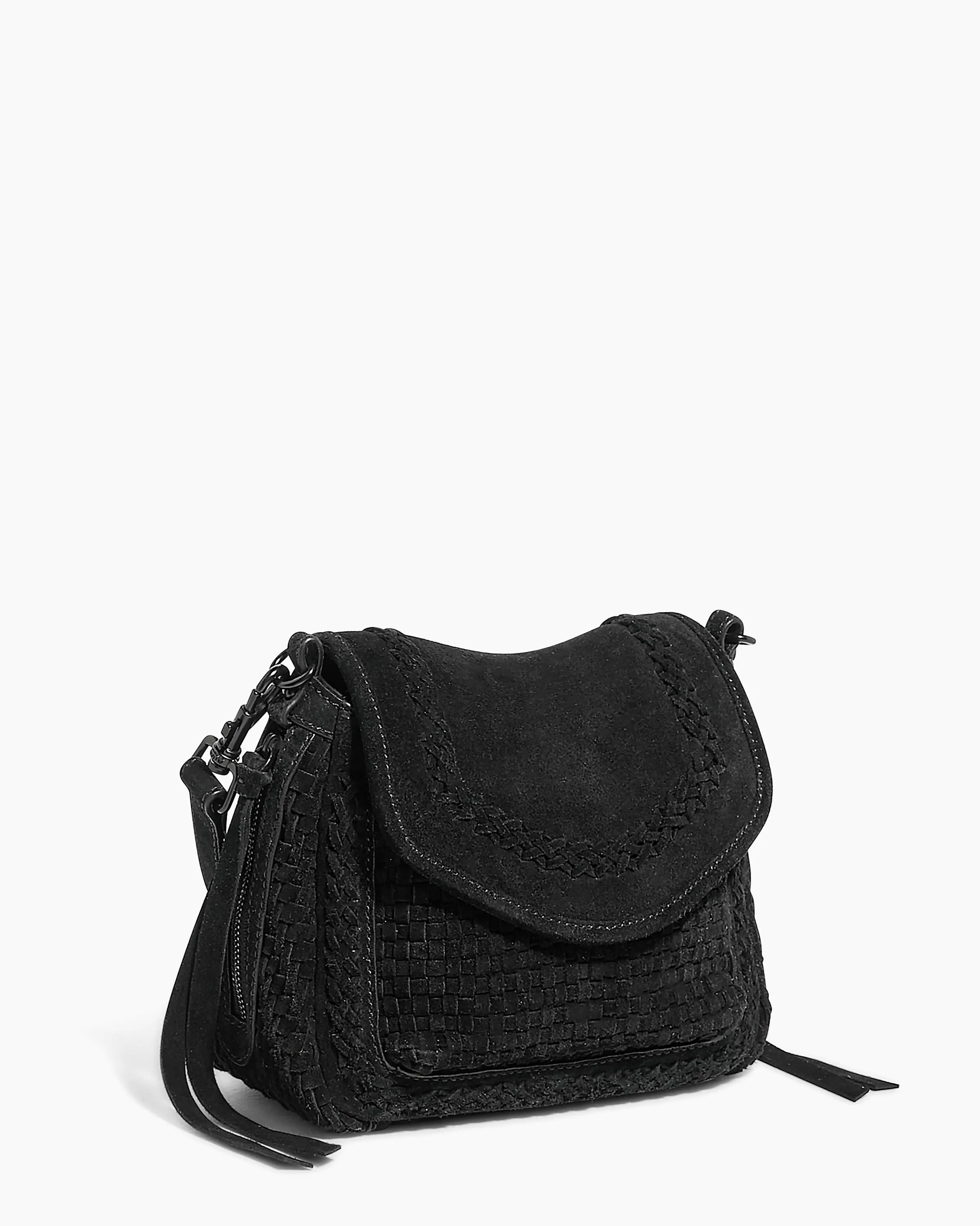 Woven All For Love Mini Crossbody