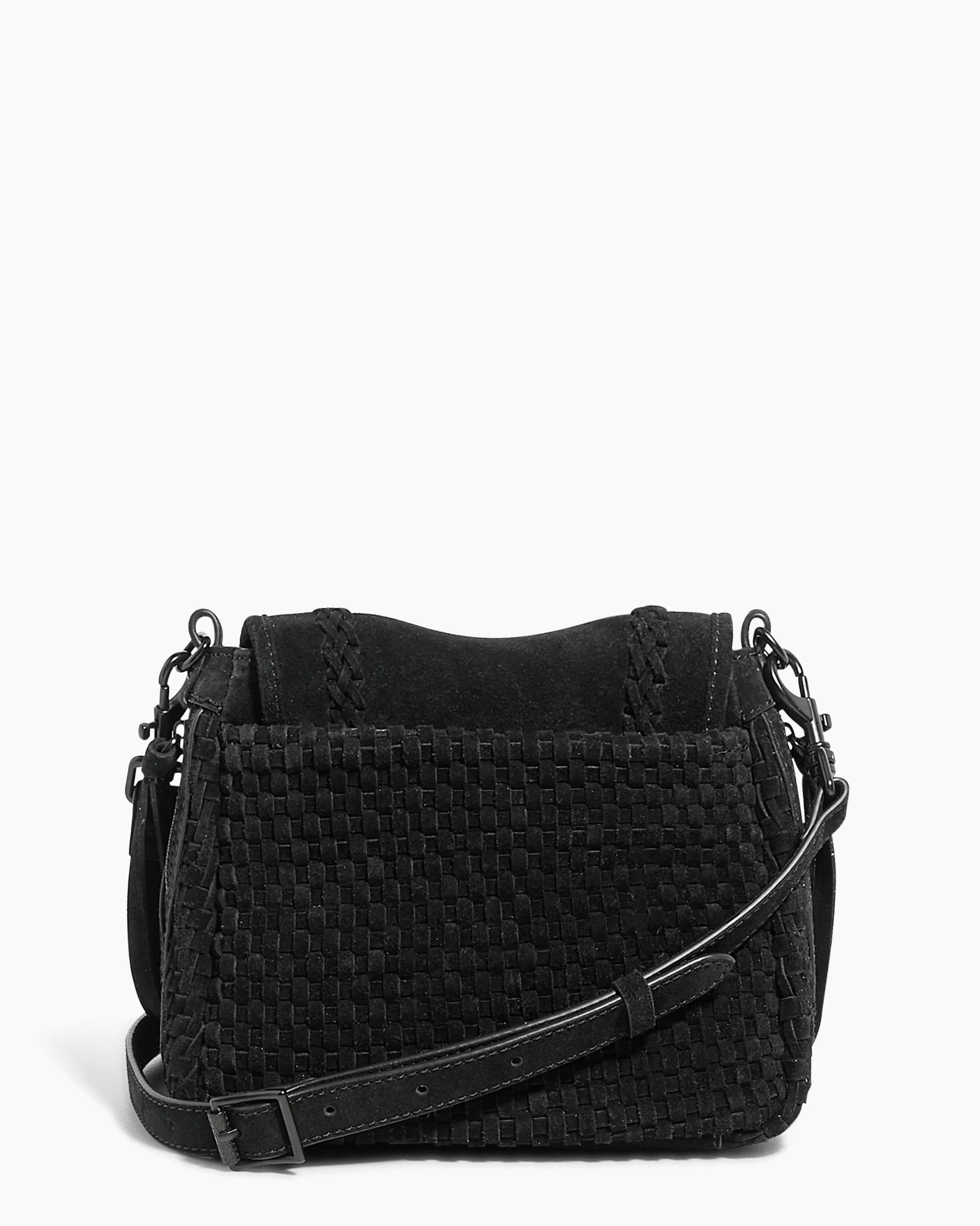 Woven All For Love Mini Crossbody