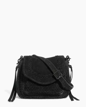 Woven All For Love Mini Crossbody